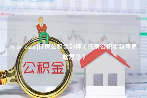 桓台住房公积金封存（住房公积金封存是啥意思）